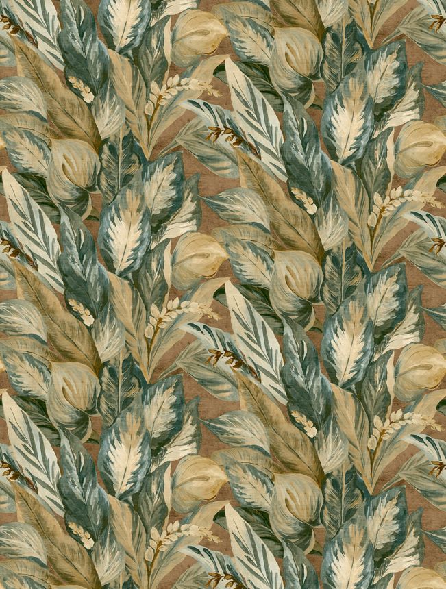 Non-woven wall mural, green, leaves, FW4016-4, Feature Walls, Decoprint