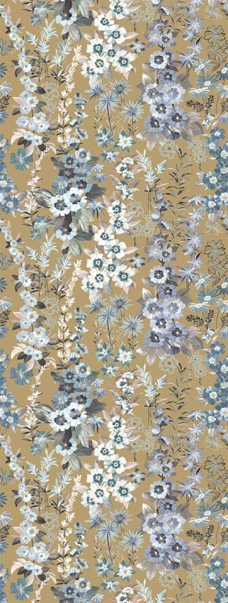 Non-woven wall mural, brown, flowers, FW4025-13, Feature Walls, Decoprint