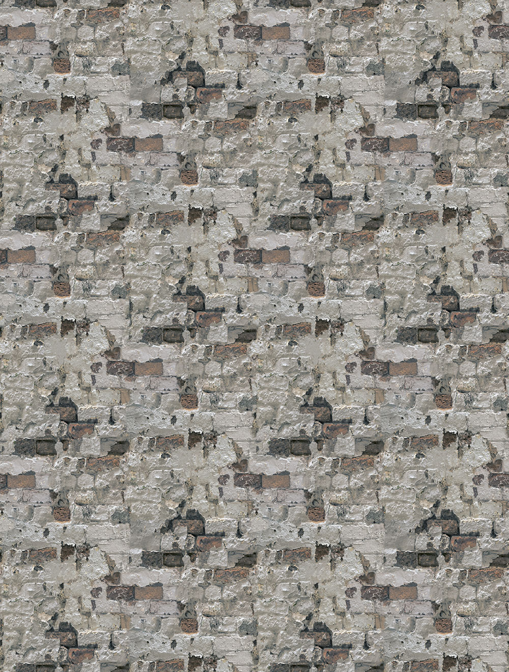 Non-woven wall mural, grey, bricks, FW4056-2, Feature Walls, Decoprint