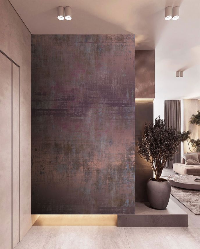 Non-woven wall mural, burgundy, metal, FW4057-5, Feature Walls, Decoprint