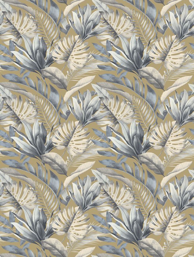 Non-woven wall mural, beige, leaves, FW4059-6, Feature Walls, Decoprint