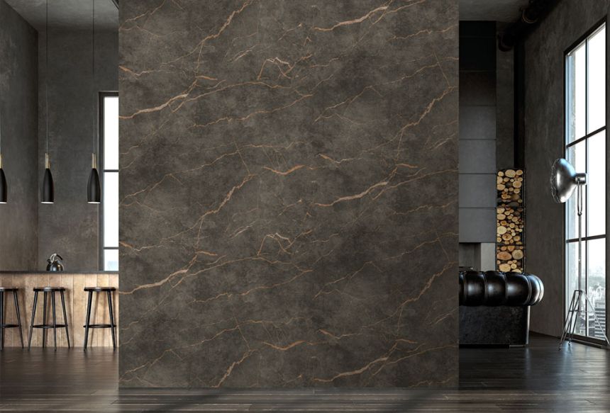 Non-woven wall mural, brown, marble, FW4060-4, Feature Walls, Decoprint