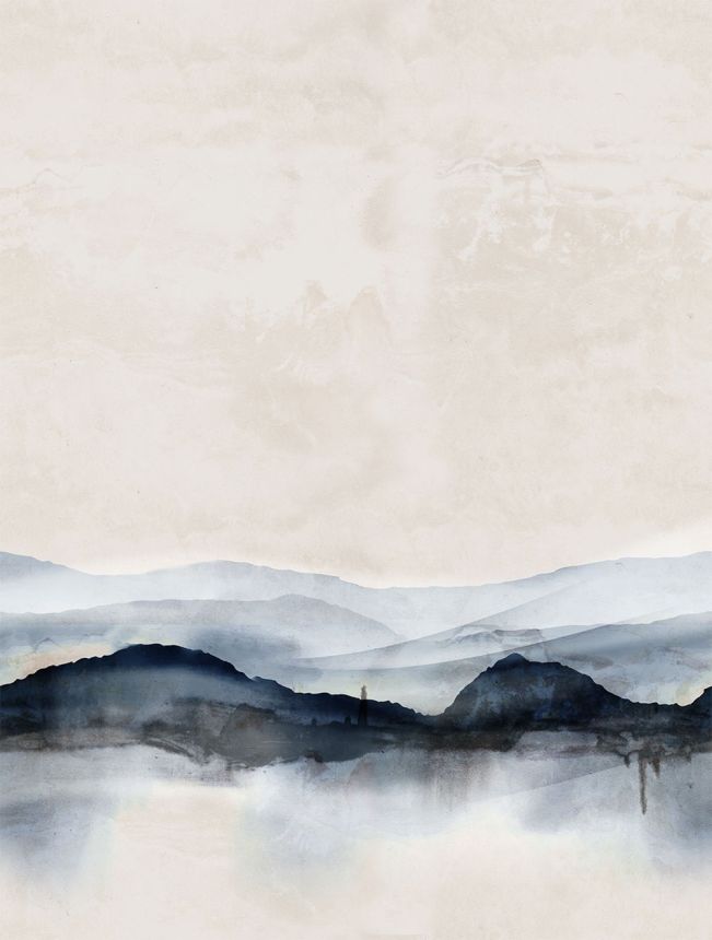 Non-woven wall mural, blue, horizon, FW4063-2, Feature Walls, Decoprint