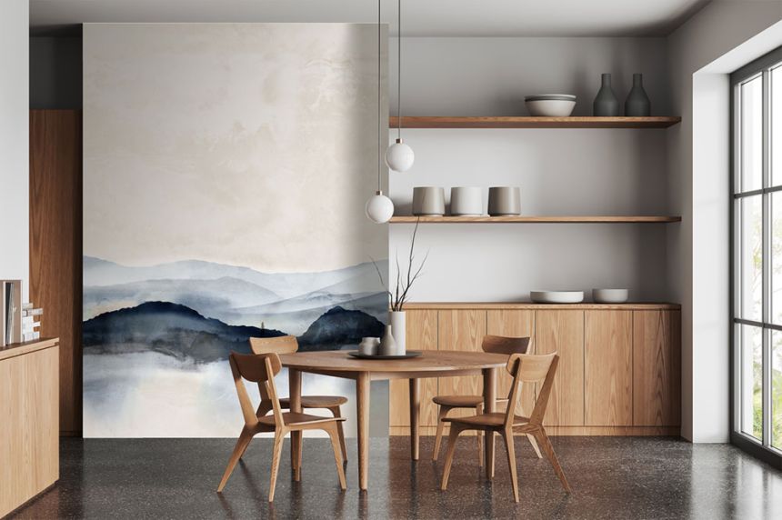 Non-woven wall mural, blue, horizon, FW4063-2, Feature Walls, Decoprint