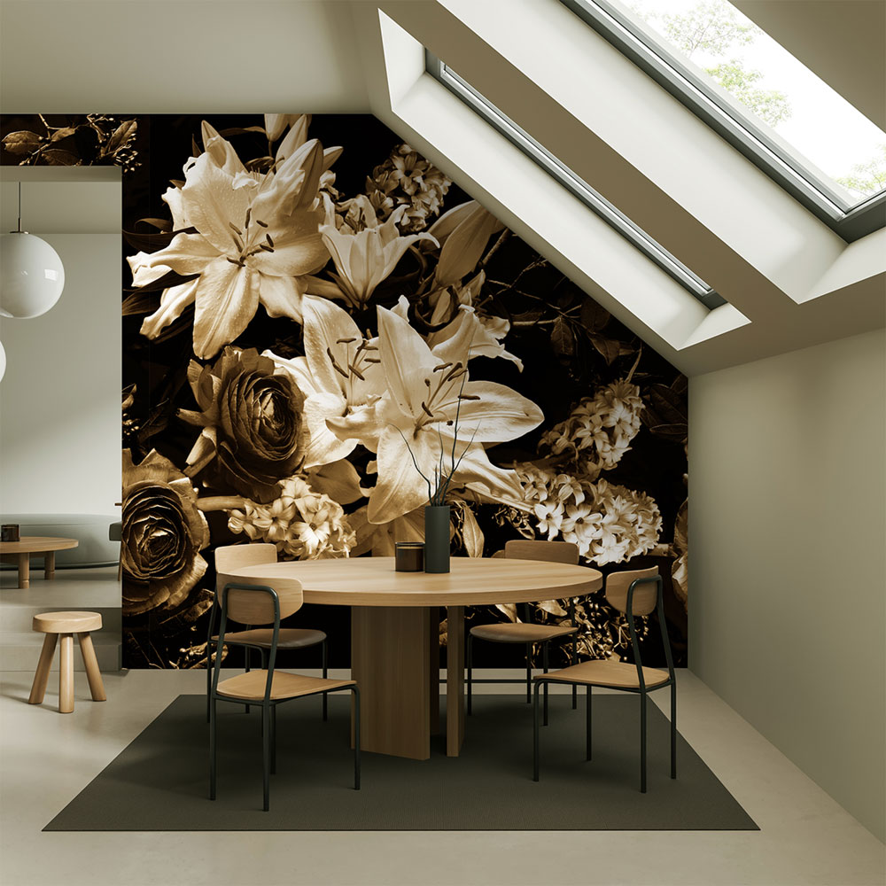 Non-woven wall mural, flowers, FW4065-2, Feature Walls, Decoprint