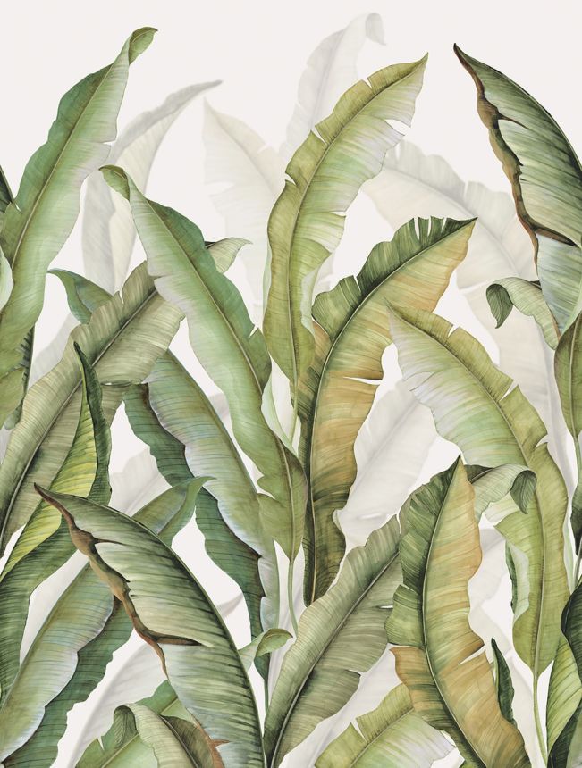 Non-woven wall mural, green, leaves, FW4032-1, Feature Walls, Decoprint