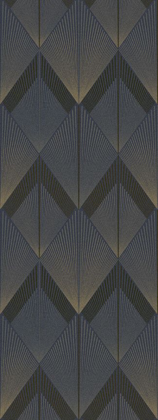 Geometric non-woven wall mural, blue, FW4035-1, Feature Walls, Decoprint