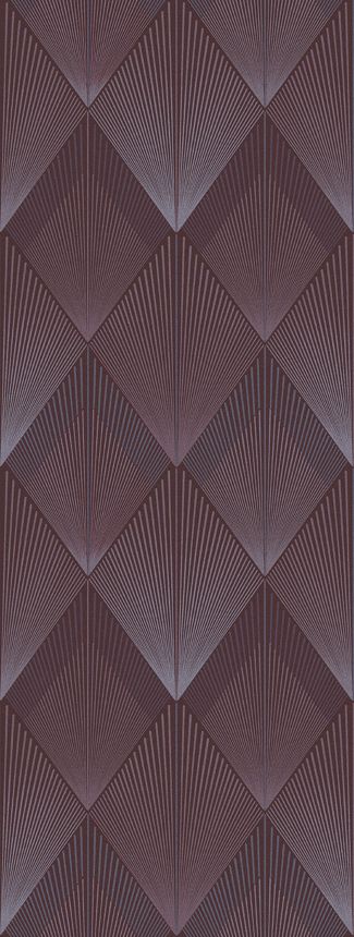 Geometric non-woven wall mural, burgundy, FW4035-2, Feature Walls, Decoprint