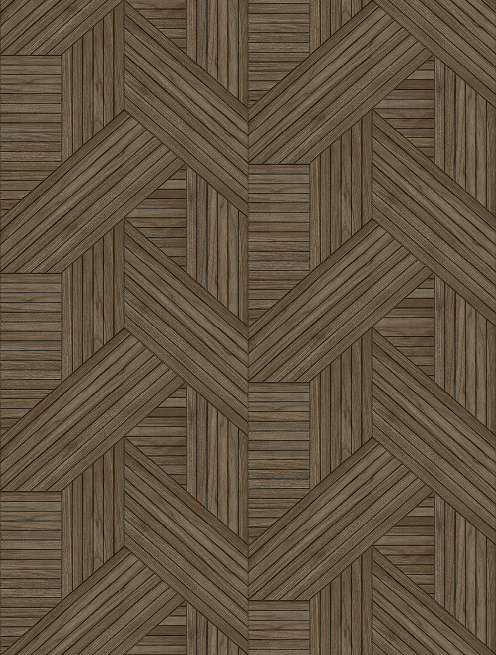 Non-woven wall mural, brown, imitation wood, slats, FW4036-3, Feature Walls, Decoprint