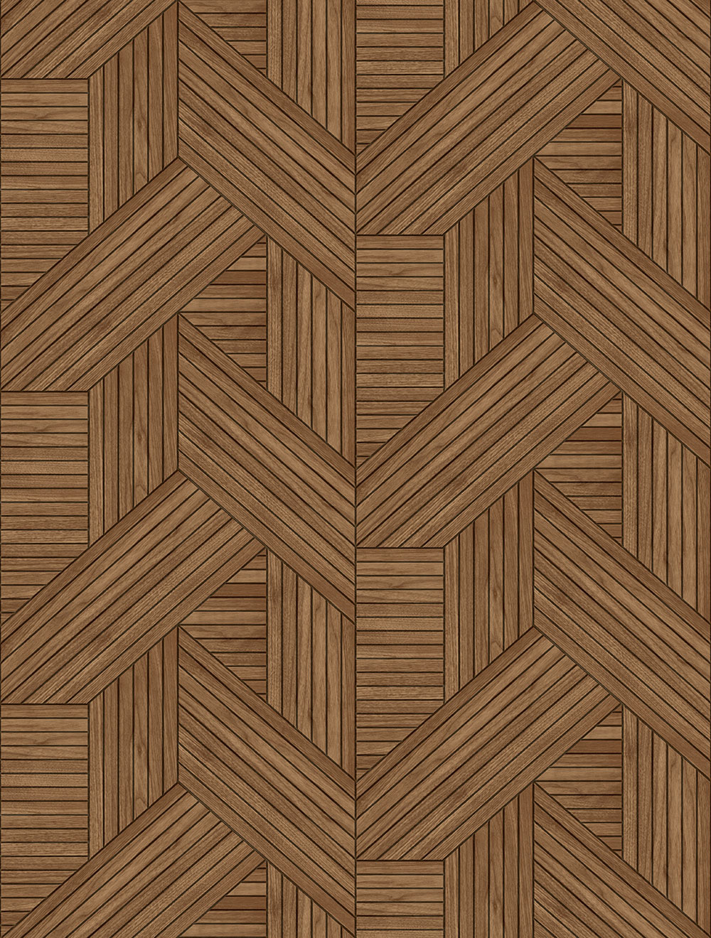 Non-woven wall mural, brown, imitation wood, slats, FW4036-4, Feature Walls, Decoprint