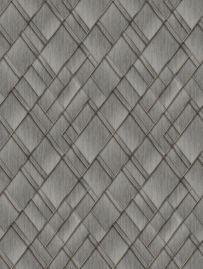 Geometric non-woven wall mural, grey, FW4037-1, Feature Walls, Decoprint