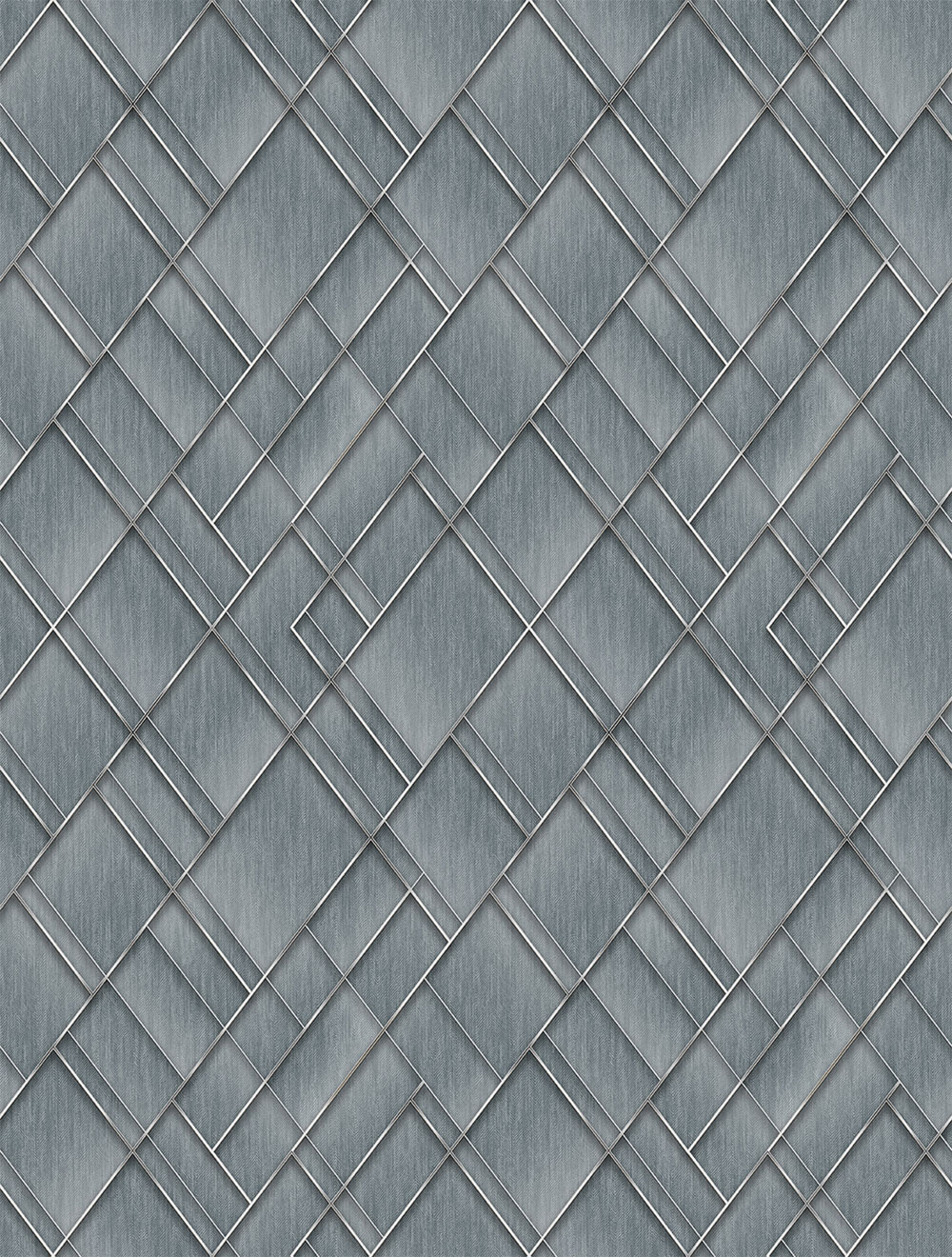 Geometric non-woven wall mural, blue, FW4037-2, Feature Walls, Decoprint