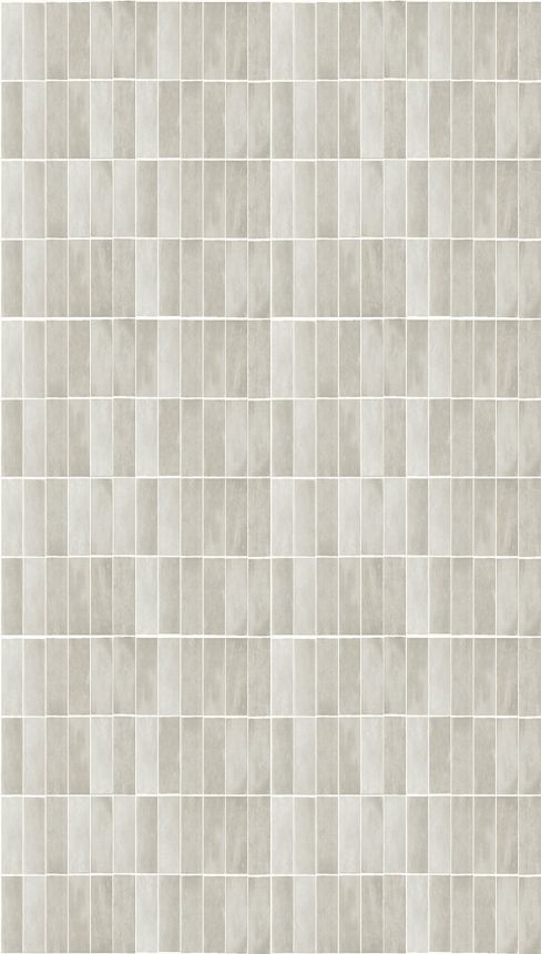 Non-woven wall mural, tiles, grey, FW4045-5, Feature Walls, Decoprint
