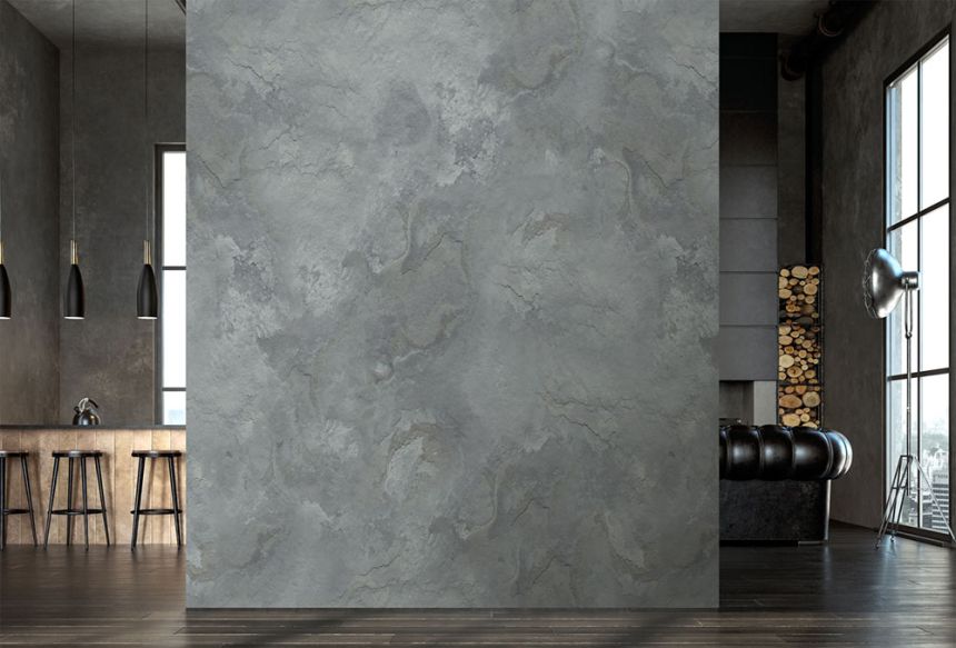 Non-woven wall mural, blue, concrete, FW4047-2, Feature Walls, Decoprint