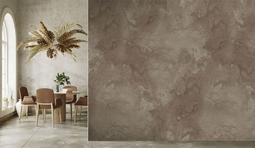 Non-woven wall mural, brown, concrete, FW4047-4, Feature Walls, Decoprint