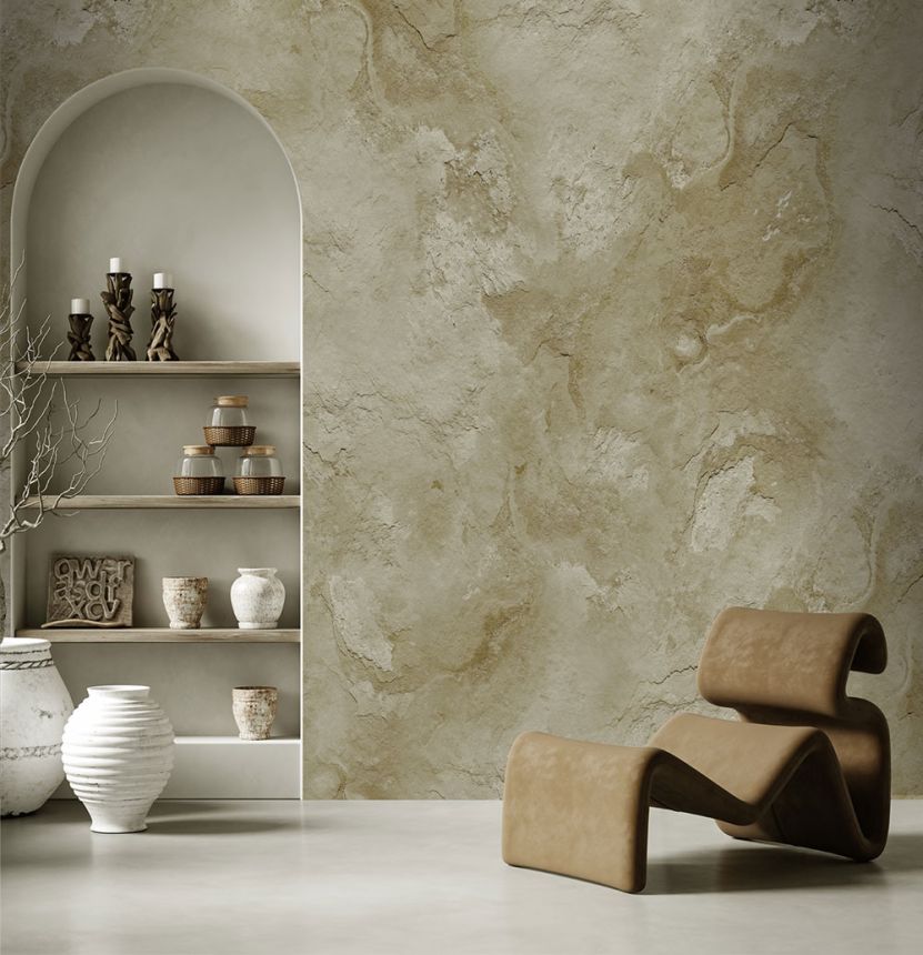 Non-woven wall mural, grey-beige, concrete, FW4047-7, Feature Walls, Decoprint