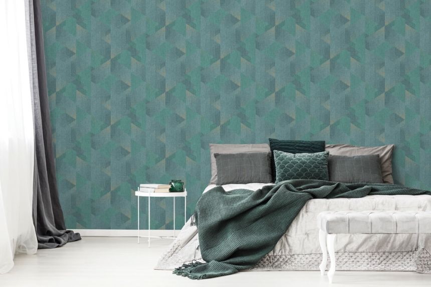 Non-woven wallpaper Geometric pattern A44104, Vavex 2022
