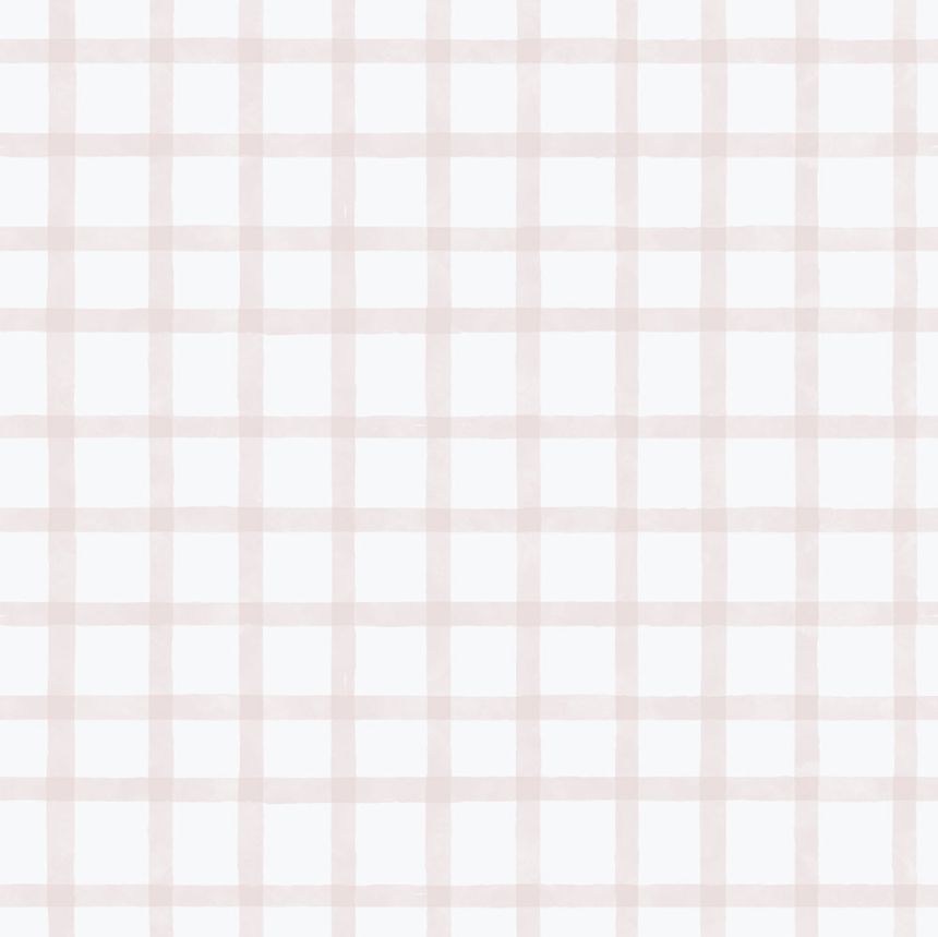 Geometric non-woven wallpaper, pink, checkered, 290-1, Enzo,  ICH Wallcoverings