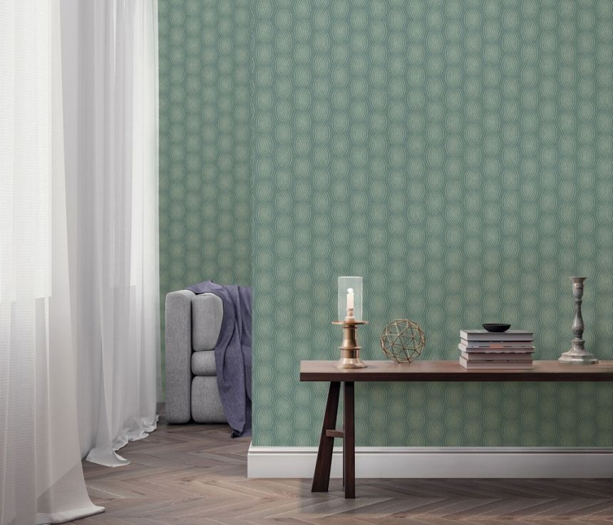 Non-woven wallpaper Geometric pattern A43204, Vavex 2022