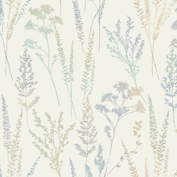 Non-woven wallpaper,meadow flowers and grasses, UI3202, Finest Selection, Vavex