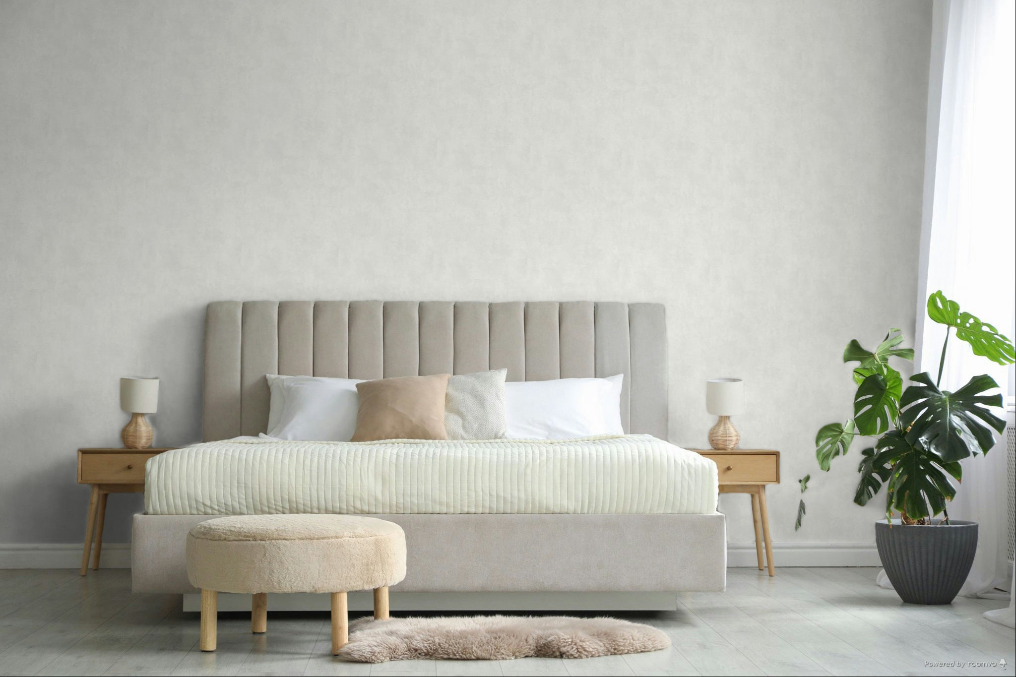 Non-woven wallpaper, white-grey, stucco, concrete, TJ3003, Finest Selection, Vavex