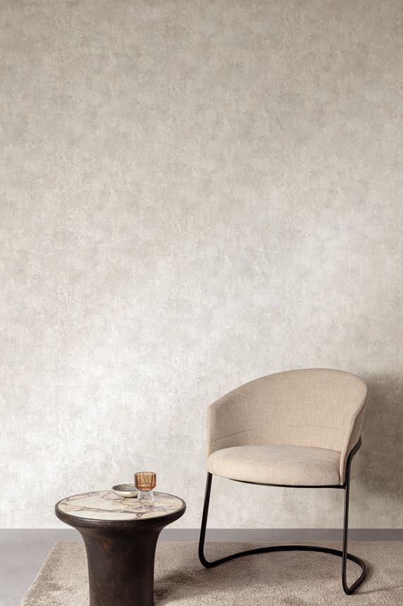 Non-woven wallpaper, beige, stucco, concrete, TJ3005, Finest Selection, Vavex