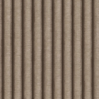 Non-woven wallpaper, brown, stripes, 196701, Finest Selection, Vavex