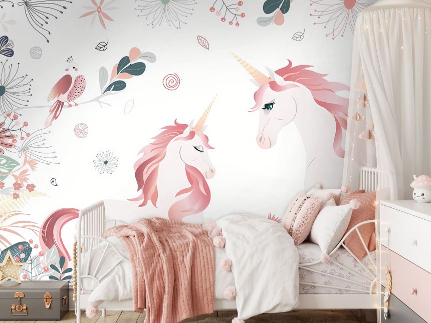 Customized non-woven wall mural, Unicorns, 10015, Vavex