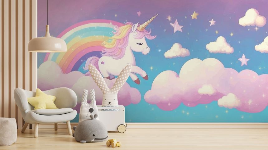 Customized non-woven wall mural, Unicorn, 10021, Vavex