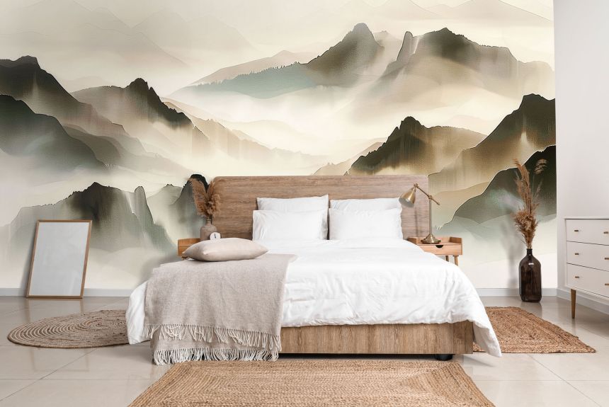 Customized non-woven wall mural, Mountain landscape, 10081, Vavex