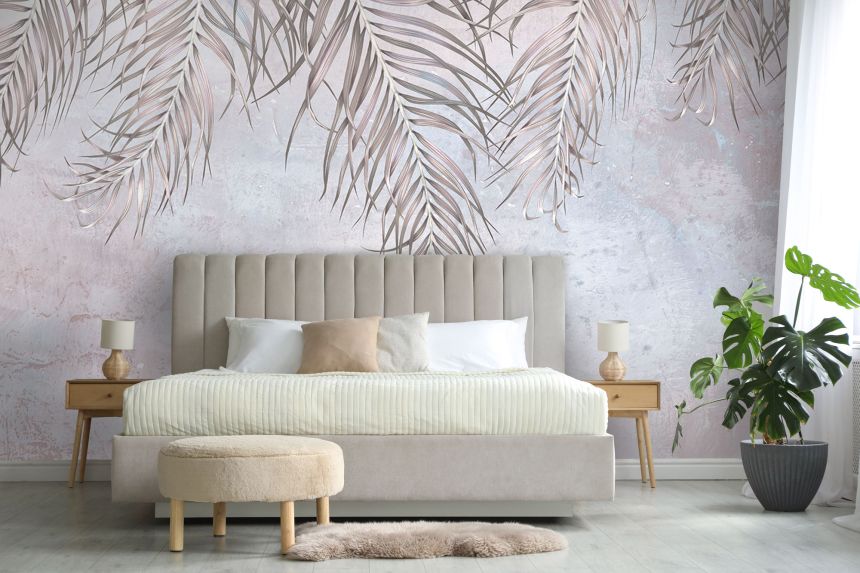 Customized non-woven wall mural, Palm leaves, 10082, Vavex