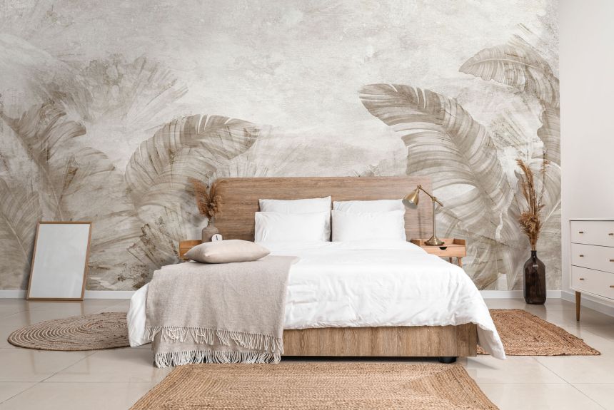 Customized non-woven wall mural, Tropical leaves, 10086, Vavex