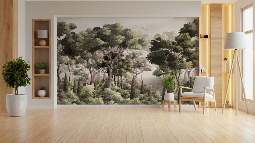 Customized non-woven wall mural, Forest, trees, 10090, Vavex