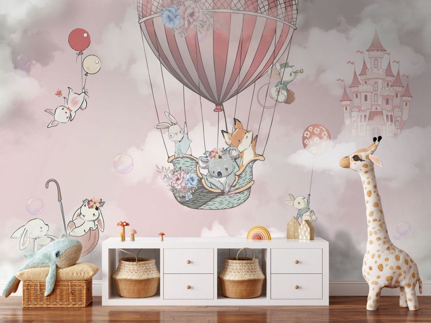 Customized non-woven wall mural, Traveling animals, 10104, Vavex