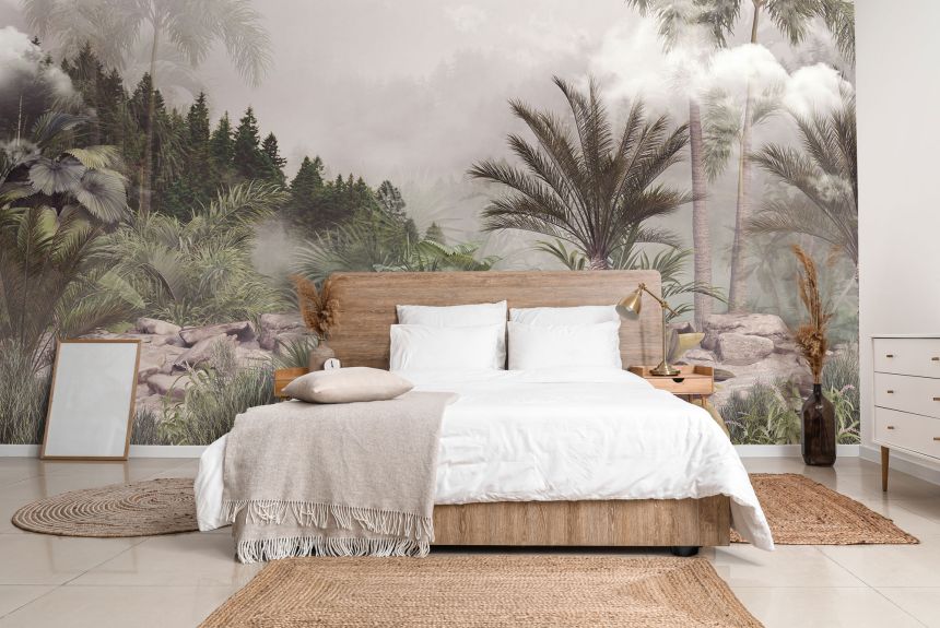 Customized non-woven wall mural, Tropical forest, palm trees, 10109, Vavex