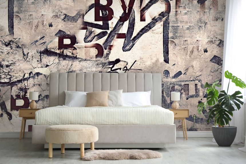 Customized non-woven wall mural, Graffiti, inscriptions, 10121, Vavex