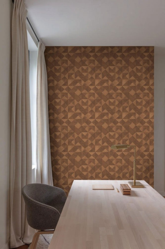Geometric non-woven wallpaper with a vinyl surface GT3002, Vavex 2022