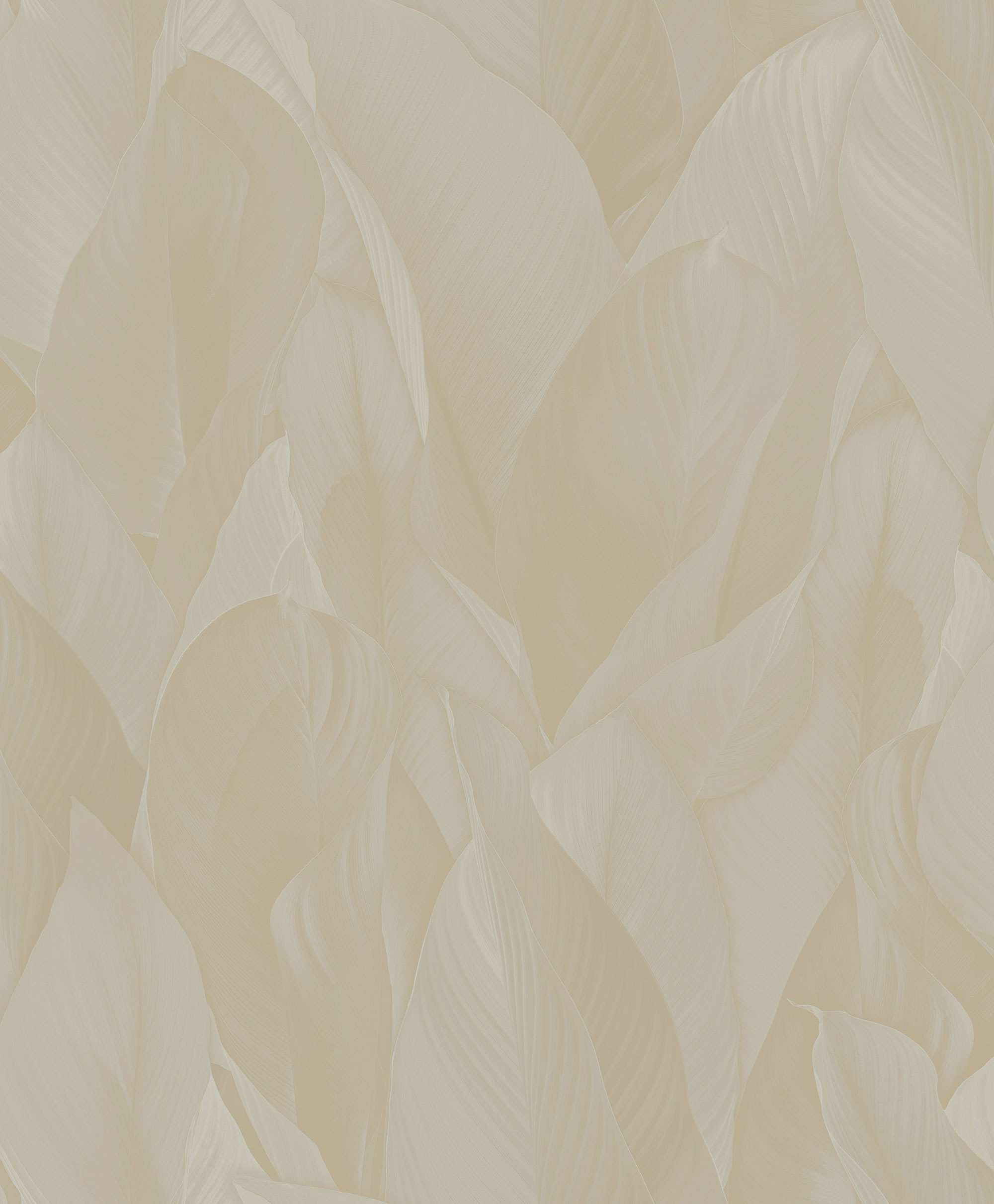 Luxury non-woven wallpaper, beige, leaves, Z57704, Architexture 2,  Zambaiti Parati