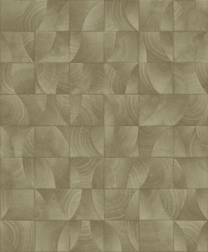 Luxury non-woven wallpaper, grey-beige, wood imitation, Z57728, Architexture 2,  Zambaiti Parati