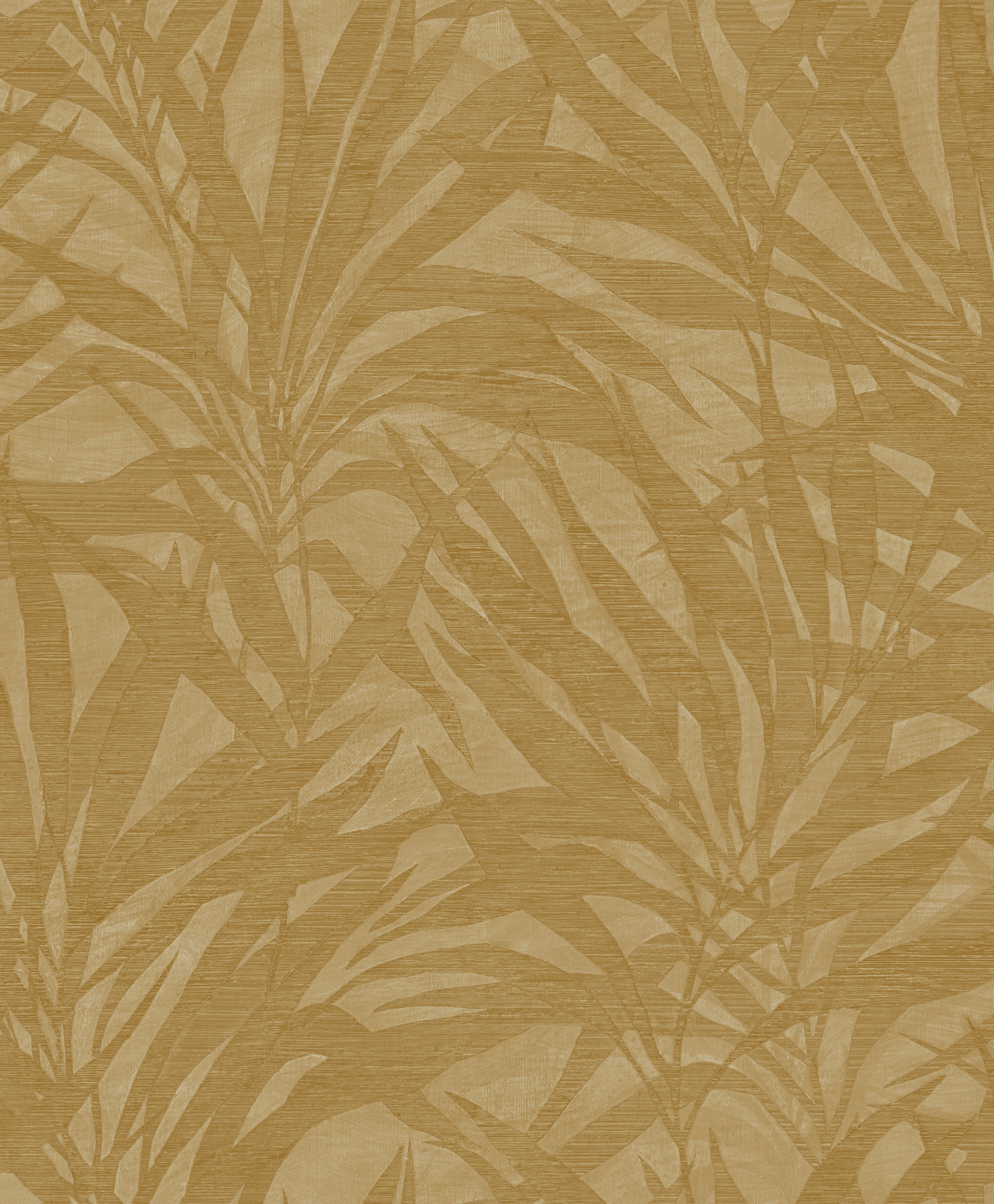 Luxury non-woven wallpaper, ochre, leaves, Z57737, Architexture 2,  Zambaiti Parati
