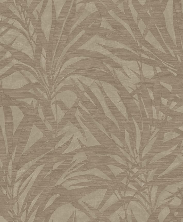 Luxury non-woven wallpaper, beige, leaves, Z57739, Architexture 2,  Zambaiti Parati