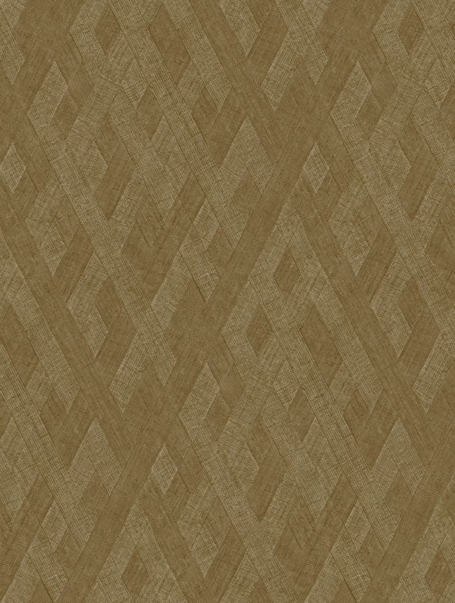 Luxury non-woven wallpaper, brown-beige, fabric imitation, Z57759, Architexture 2,  Zambaiti Parati
