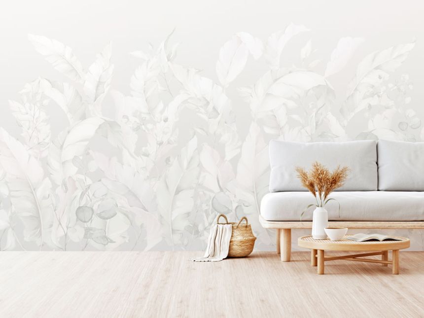 Luxury non-woven wall mural, green, leaves, Z57774, Architexture 2,  Zambaiti Parati