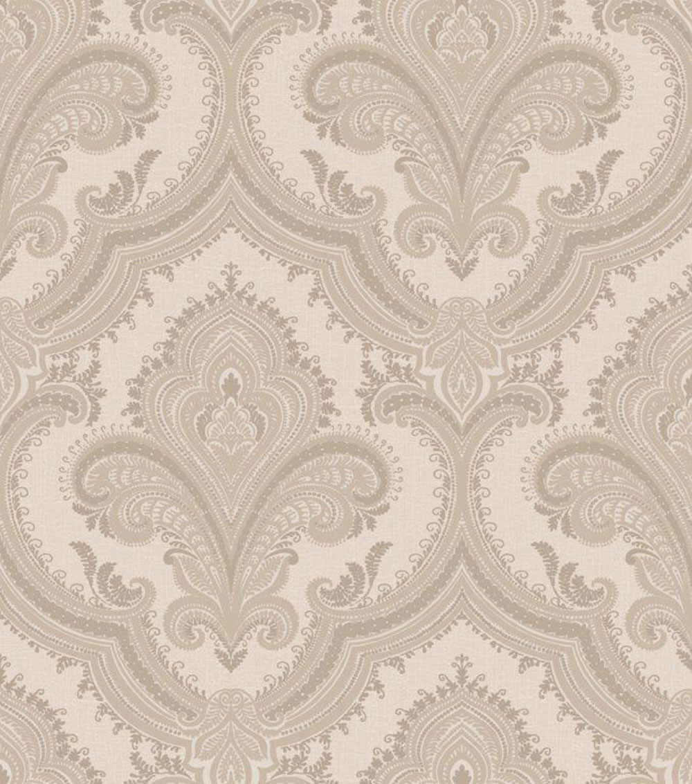 Luxury non-woven baroque wallpaper, beige-brown, 520323, Best Sellers Id Design