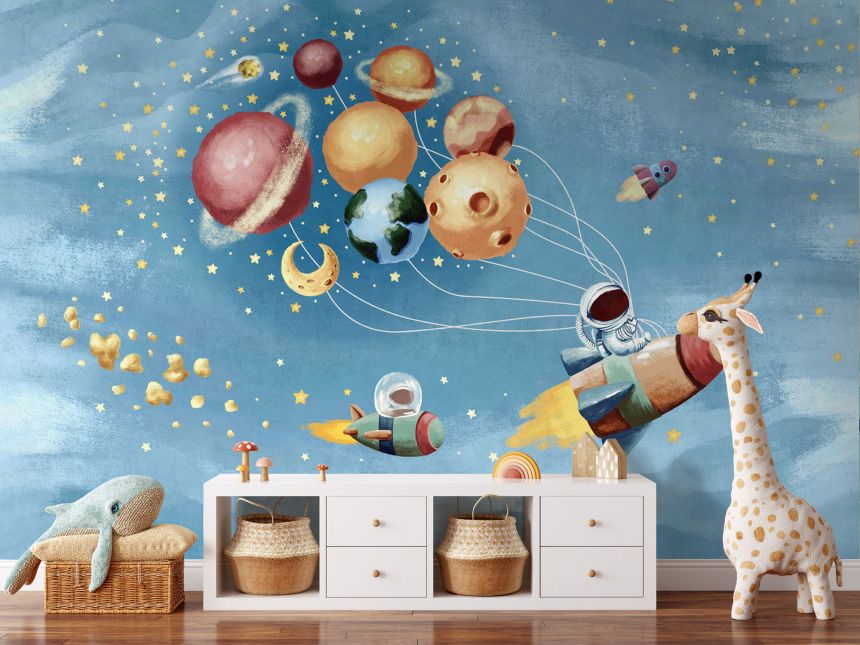 Customized non-woven wall mural, Space, 10138, Vavex