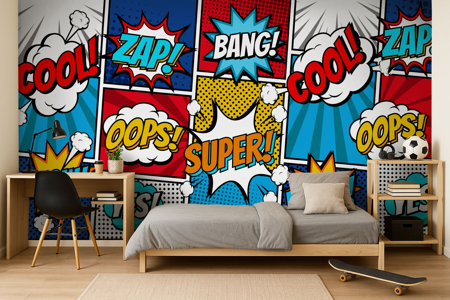 Customized non-woven wall mural, Comics, 10149, Vavex