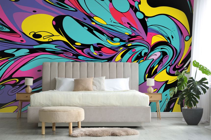 Customized non-woven wall mural, Graffiti, Abstrakce, 10160, Vavex