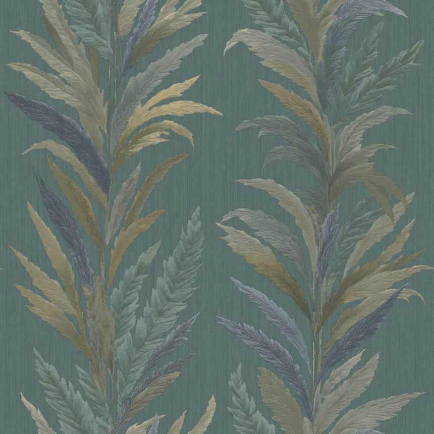 Wallpaper, green, leaves, 35905, Ornamenta, Parato by Cristiana Masi