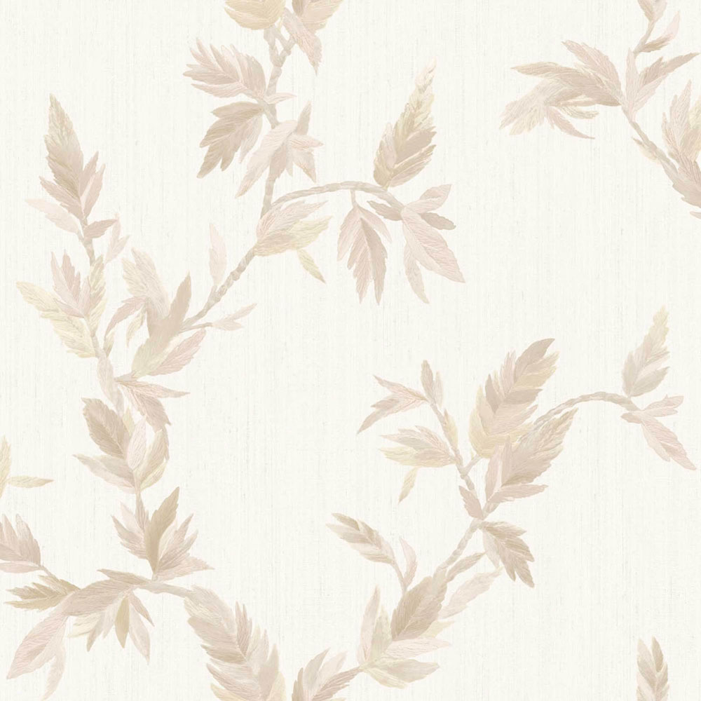 Wallpaper, cream, leaves, 35910, Ornamenta, Parato by Cristiana Masi