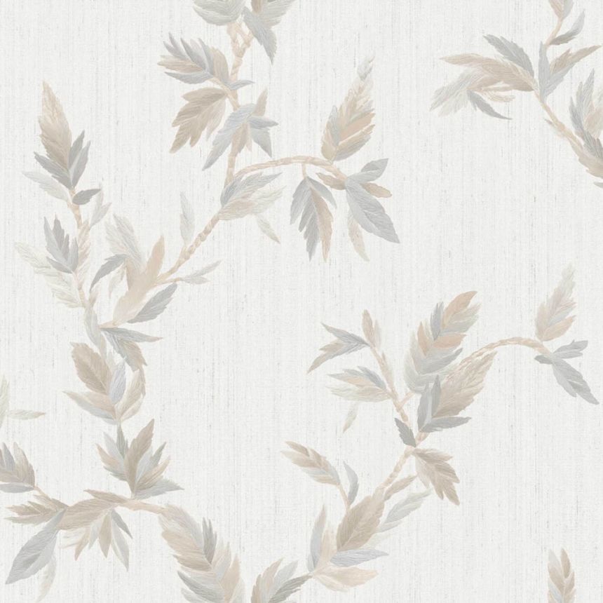 Wallpaper, cream, leaves, 35913, Ornamenta, Parato by Cristiana Masi